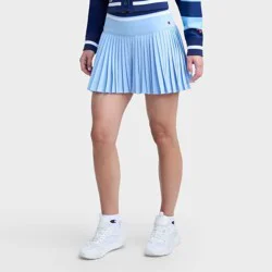 Champion Women's Collegiate Pleated Skort - Light Blue XXL