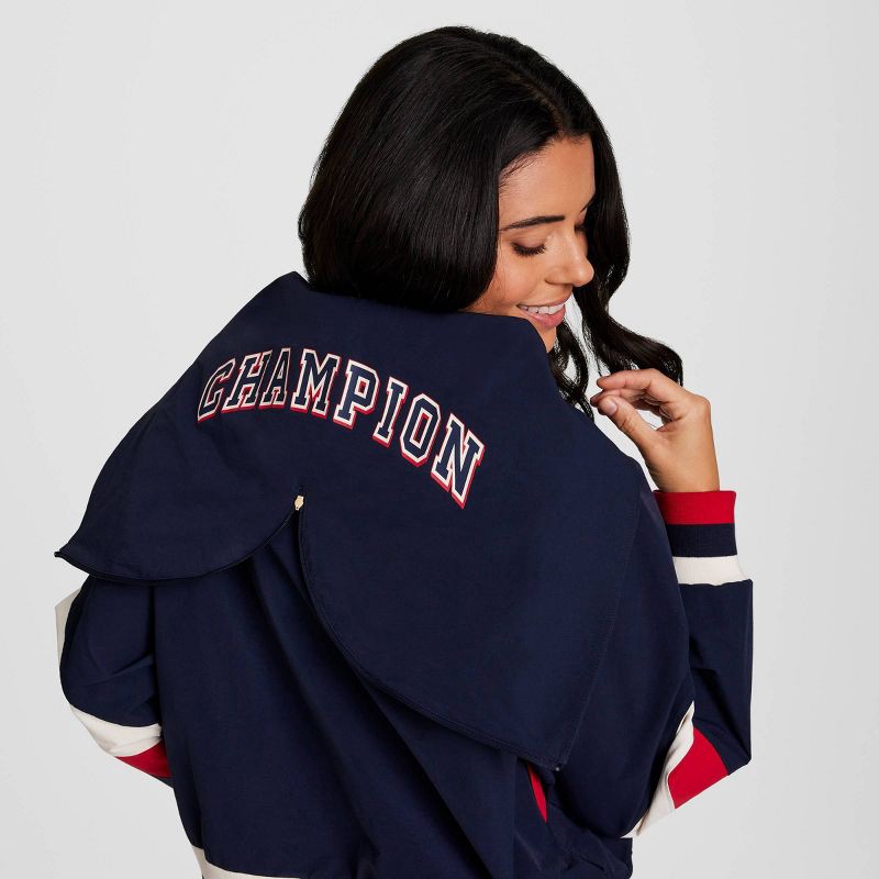 slide 7 of 10, Champion Women's Gold Medal Full Zip Hoodie -Navy Blue M, 1 ct