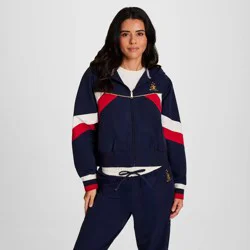 Champion Women's Gold Medal Full Zip Hoodie -Navy Blue XL