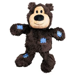 KONG Wild Knots Bear Animal Dog Toy - Dark Brown: Cuddle Activity, 0.5 Lbs