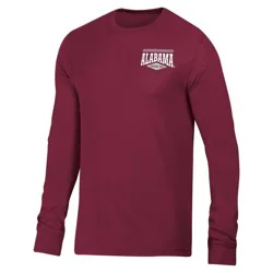 NCAA Alabama Crimson Men's Two-Sided Long Sleeve T-Shirt - S
