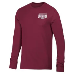 NCAA Oklahoma Sooners Men's Two-Sided Long Sleeve T-Shirt - S