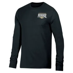 NCAA Purdue Boilermakers Men's Two-Sided Long Sleeve T-Shirt - XL