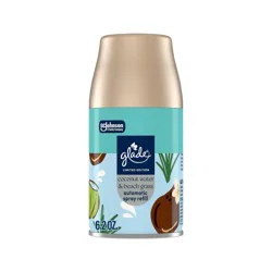 Glade Automatic Spray Air Freshener Refills - Coconut Water & Beach Grass - 6.2oz