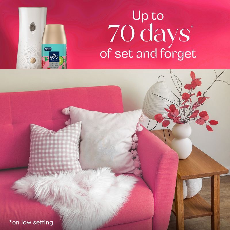 slide 8 of 11, Glade Automatic Spray Air Freshener Refills - Watermelon & Cucumber - 6.2oz, 6.2 oz