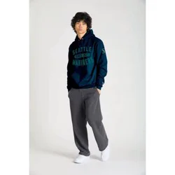 MLB Seattle Mariners Men's Champion Hooded Sweatshirt - XXL