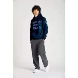 MLB Tampa Bay Rays Men's Champion Hooded Sweatshirt - XXL