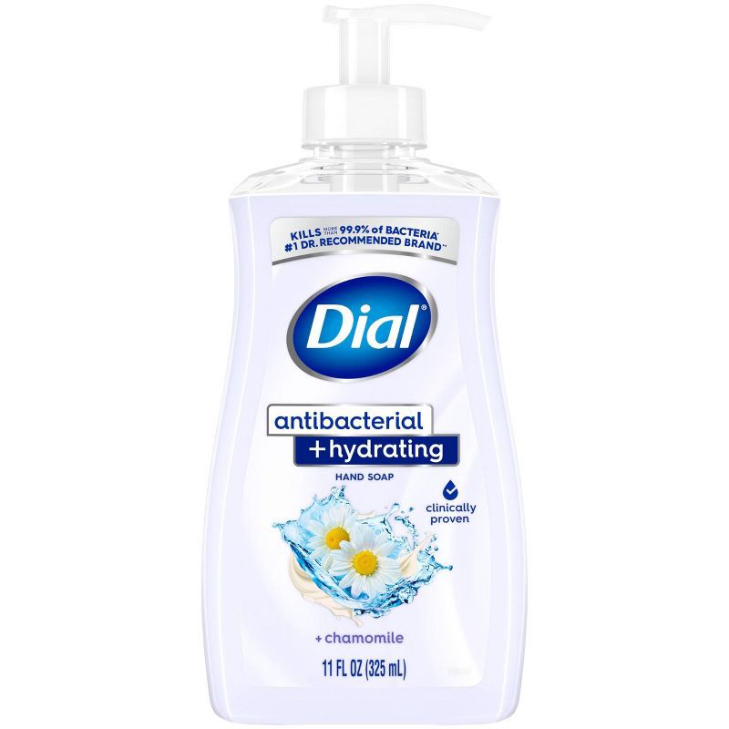 slide 1 of 11, Dial Antibacterial and Hydrating Hand Soap Pump - Chamomile - 11oz, 11 oz