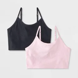 Girls' 2pk Shelf Brami - Cat & Jack™ Pink L