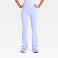 Girls' Everyday Soft Flare Leggings - All In Motion™ Purple L