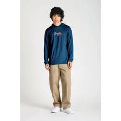 MLB Atlanta Braves Men's Champion Hooded Performance Long Sleeve T-Shirt - M