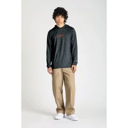 MLB Baltimore Orioles Men's Champion Hooded Performance Long Sleeve T-Shirt - XL