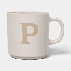 16 fl oz Monogram P Mug
