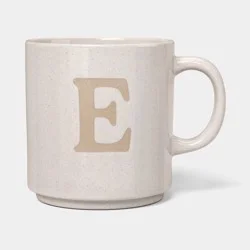 16 fl oz Monogram E Mug