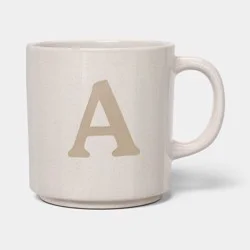 16 fl oz Monogram A Mug