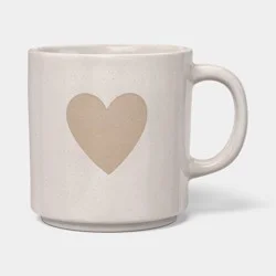 16 fl oz Monogram Heart Mug