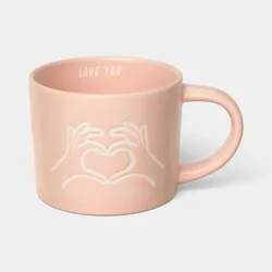 16 fl oz Heart Hands/Love You Mug