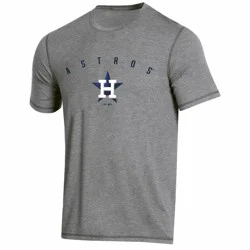 MLB Houston Astros Men's Gray Athlete Performance T-Shirt - S