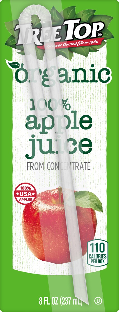 slide 4 of 13, Tree Top Organic Apple 100% Juice 8 fl oz, 8 fl oz