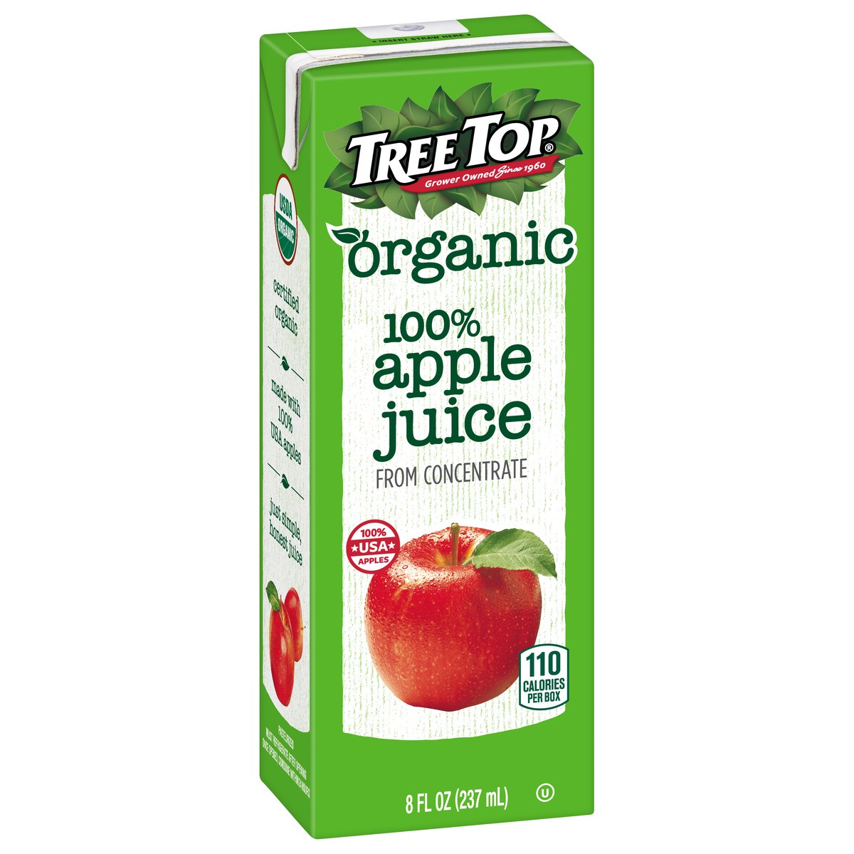 slide 3 of 13, Tree Top Organic Apple 100% Juice 8 fl oz, 8 fl oz