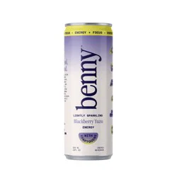 Benny Blackberry Yuzu Lightly Sparkling Energy Drink - 12 fl oz Can
