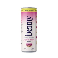 Benny Raspberry Hibiscus Lightly Sparkling Energy Drink - 12 fl oz Can