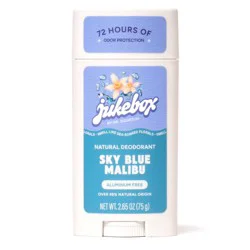 Jukebox Deodorant - Malibu - 2.65oz: Under Arm, Solid Form, Fresh Scent