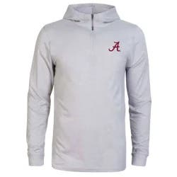 NCAA Alabama Crimson Men's 3/4 Zip Sweatshirt with Hood - S