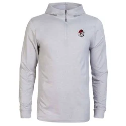 NCAA Georgia Bulldogs Men's 3/4 Zip Sweatshirt with Hood - L