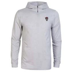NCAA NC State Wolfpack Men's 3/4 Zip Sweatshirt with Hood - M