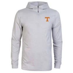 NCAA Tennessee Volunteers Men's 3/4 Zip Sweatshirt with Hood - S