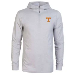 NCAA Tennessee Volunteers Men's 3/4 Zip Sweatshirt with Hood - M