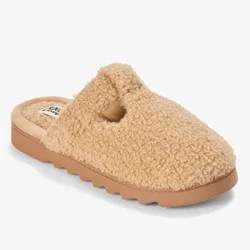 dluxe by dearfoams Women's Nylah Slide Slippers - Tan M
