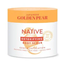 Native Limited Edition Global Flavors Gentle Exfoliating Scrub - Japanese Golden Pear - 12 fl oz: Paraben-Free, Sulfate-Free, Whole Body Use