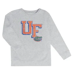 NCAA Florida Gators Boys' Ash Crew Neck Fleece Sweatshirt - XL