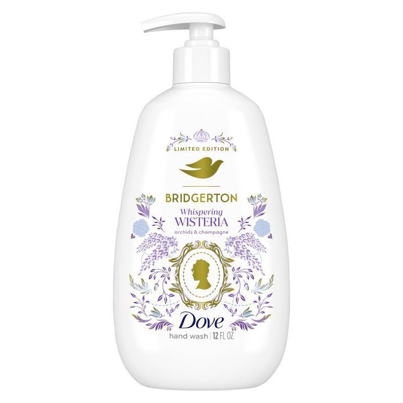 slide 1 of 8, Dove Beauty Limited Edition Bridgerton Liquid Hand Wash - Whispering Wisteria - Orchids & Champagne Scent - 12 fl oz, 12 fl oz