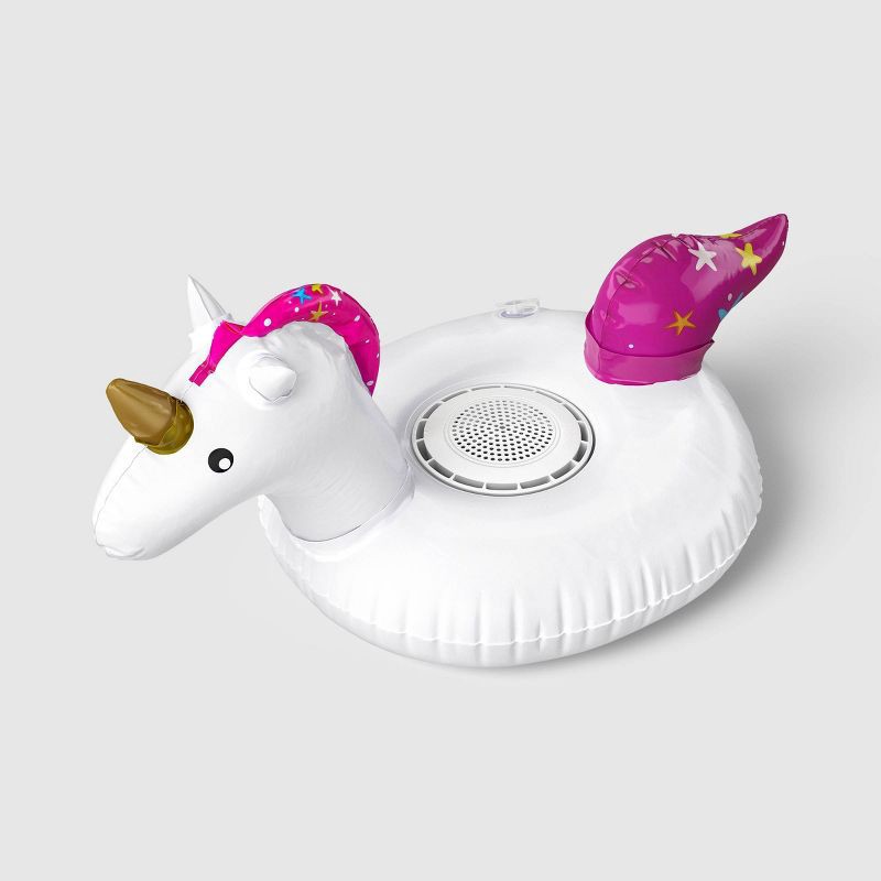slide 1 of 4, Inflatable Floating Portable Speaker Unicorn - Sun Squad™, 1 ct