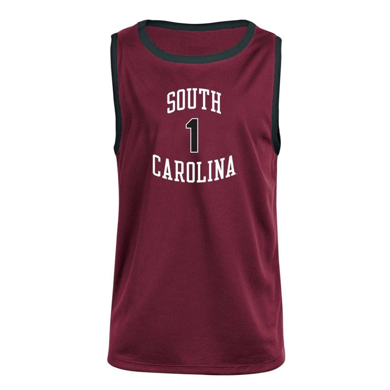 slide 1 of 3, NCAA South Carolina Gamecocks Boys' Basketball Jersey - S, 1 ct