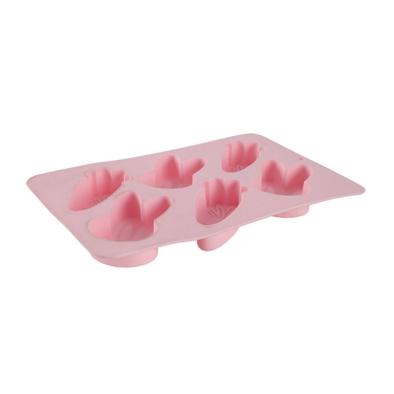 slide 5 of 5, Cook With Color Easter Silicone Cake Pan, 1 ct
