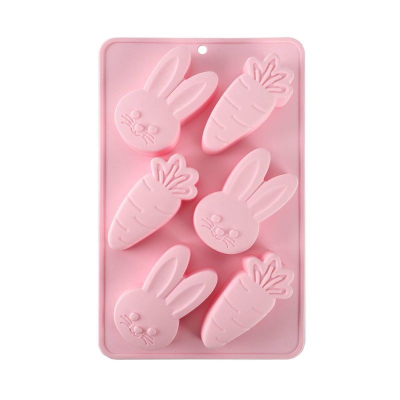 slide 1 of 5, Cook With Color Easter Silicone Cake Pan, 1 ct