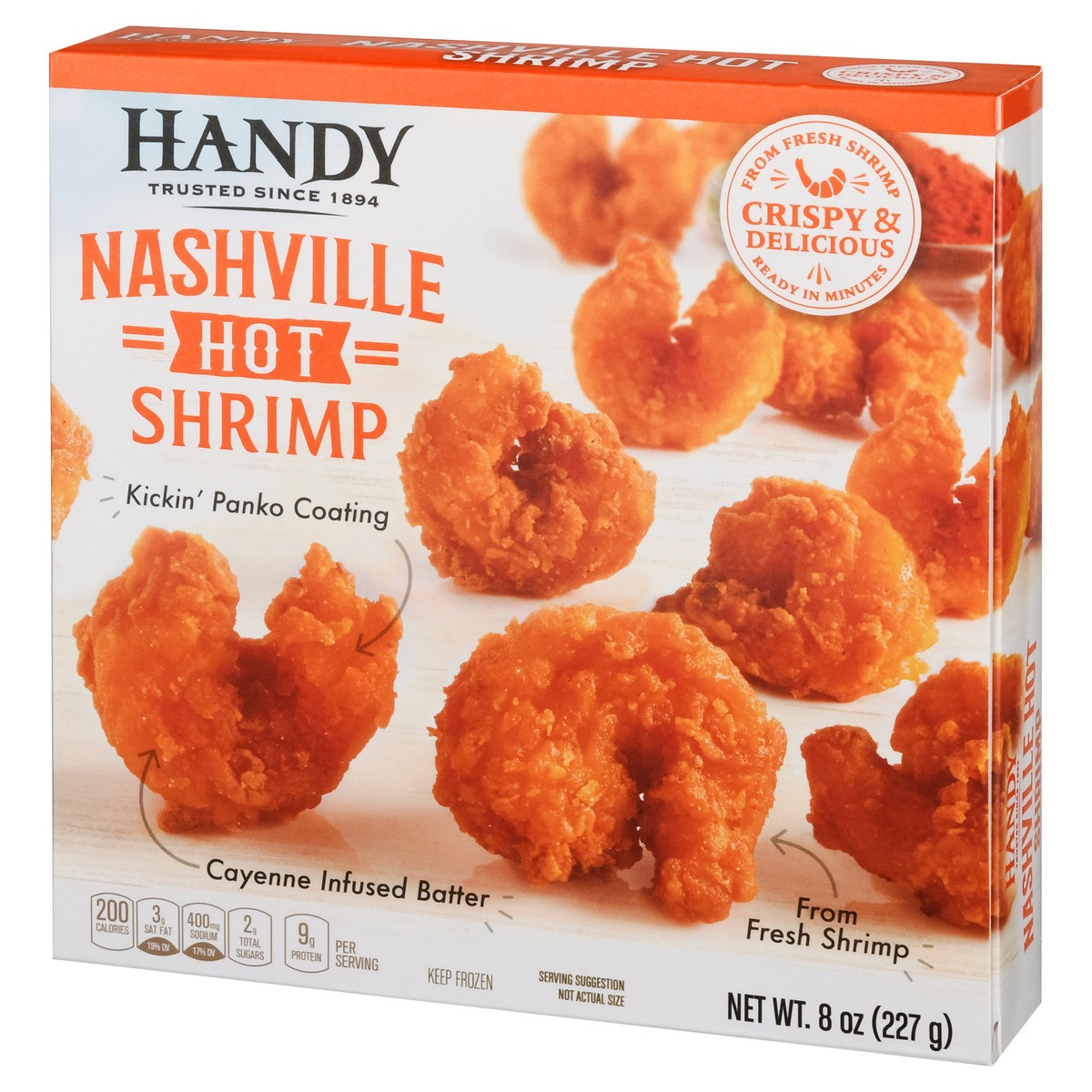 slide 10 of 14, Handy Nashville Hot Shrimp, 8 oz