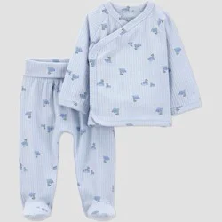 Carter's Just One You® Baby Boys' 2pc Duck Top and Bottom Set - Blue 3M