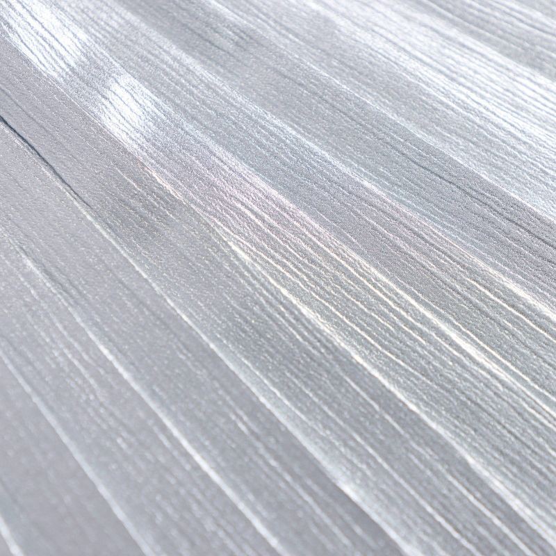 slide 9 of 11, Owillo® Girls' Foil Pleated Skirt - Silver L, 1 ct