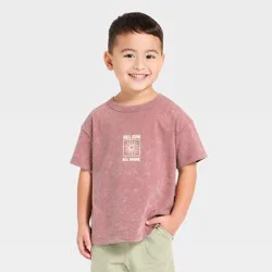 Toddler Boys' All Sun Oversized T-Shirt - Cat & Jack™ Brown 3T