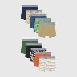 Hanes Toddler Boys' 10pk Stretch Cotton Boxer Briefs - 4T-5T