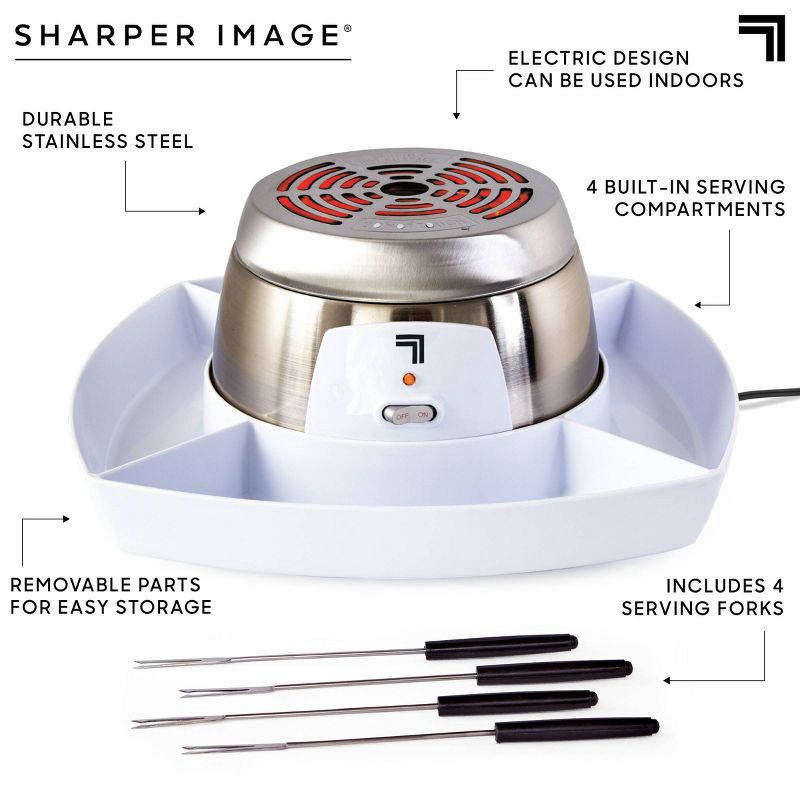 slide 4 of 8, Sharper Image 5pc S'mores Maker White, 5 ct
