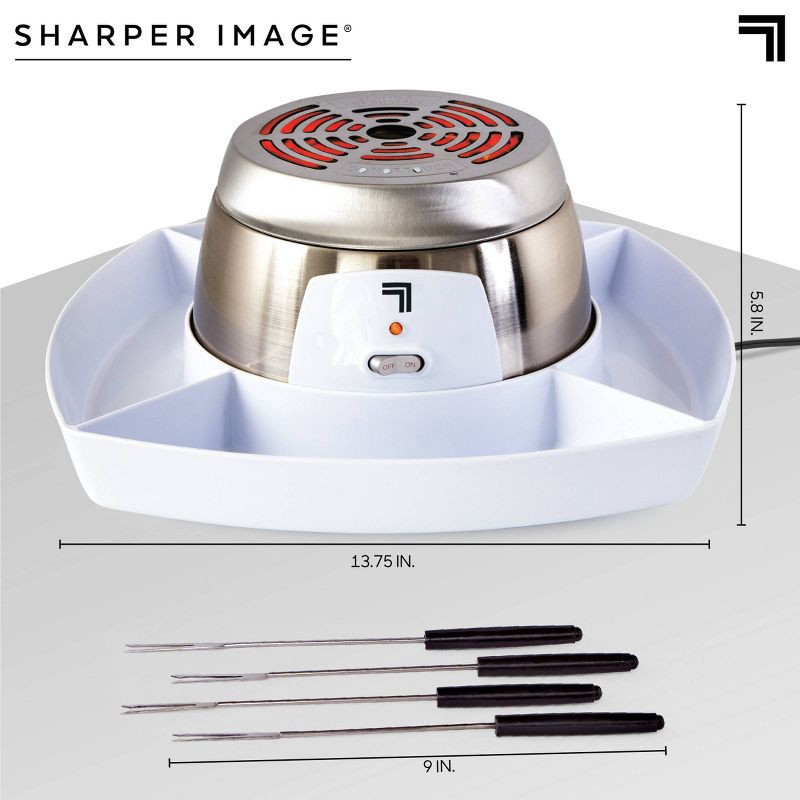 slide 6 of 8, Sharper Image 5pc S'mores Maker White, 5 ct