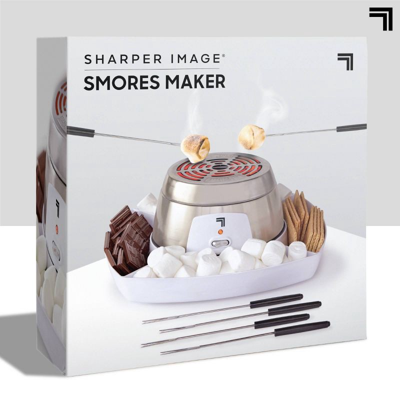 slide 7 of 8, Sharper Image 5pc S'mores Maker White, 5 ct