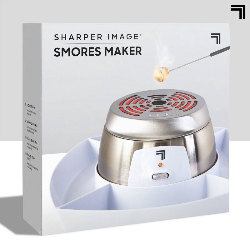 slide 8 of 8, Sharper Image 5pc S'mores Maker White, 5 ct