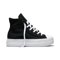 Converse Women's Platform High Top Sneakers - Black 7.5